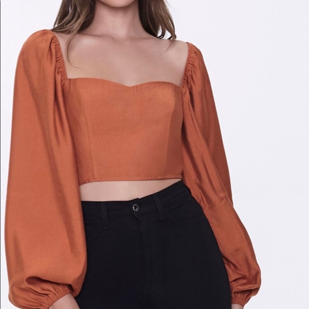 Beige shoulder bouse